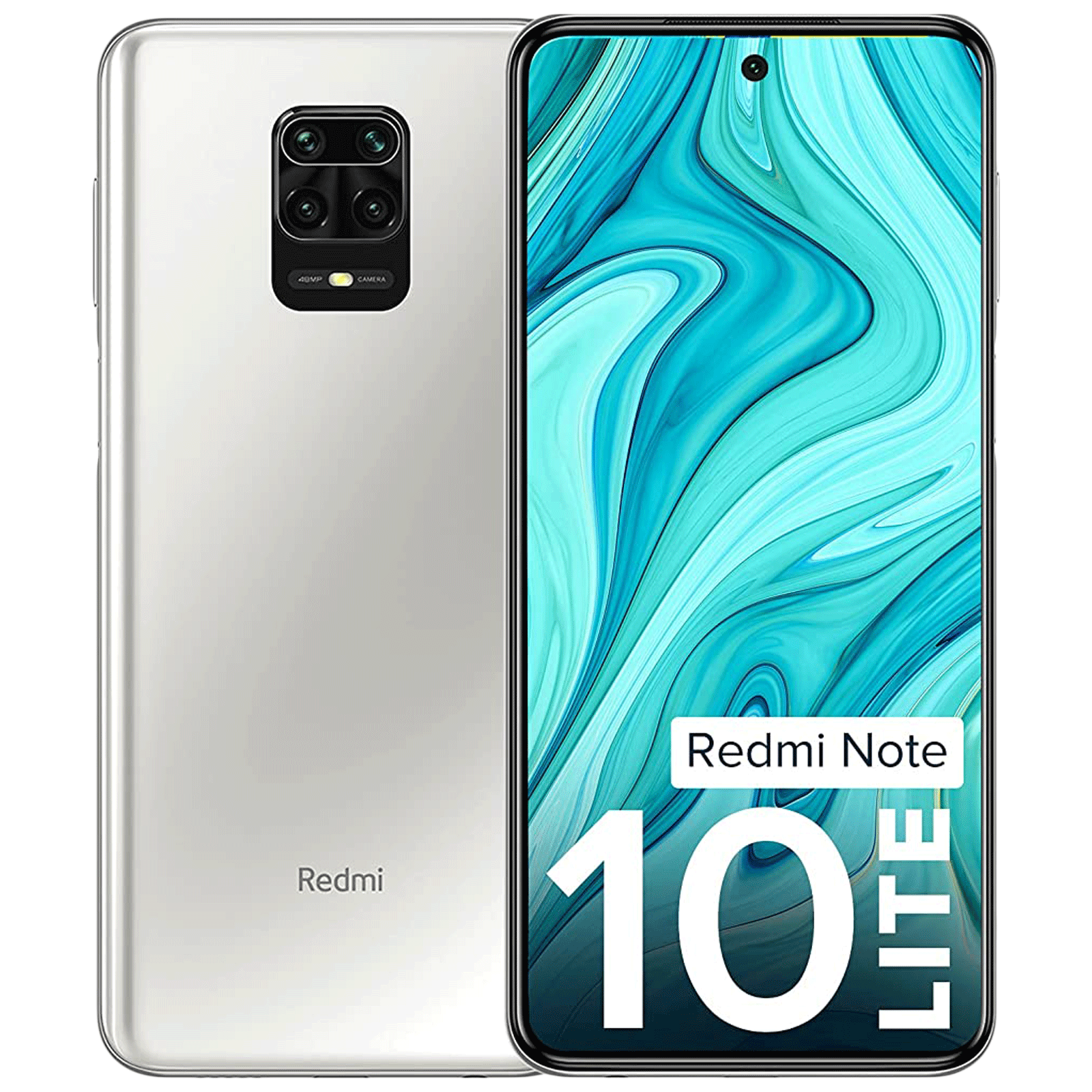 Redmi Note 10 Lite (6GB RAM, 128GB, Glacier White)